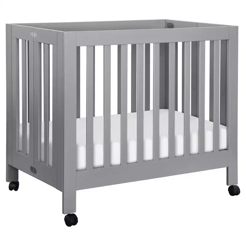 Babyletto Origami Mini Portable Folding Crib with Wheels